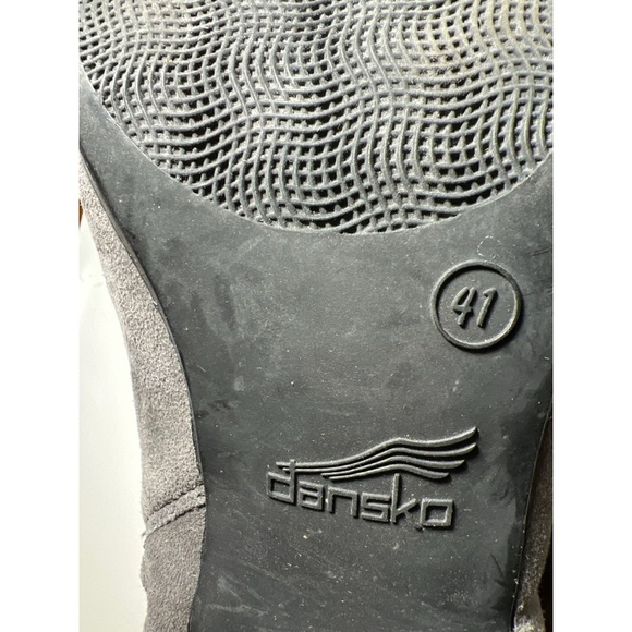 Dansko Gray Suede Ankle Boots - Picture 9 of 9